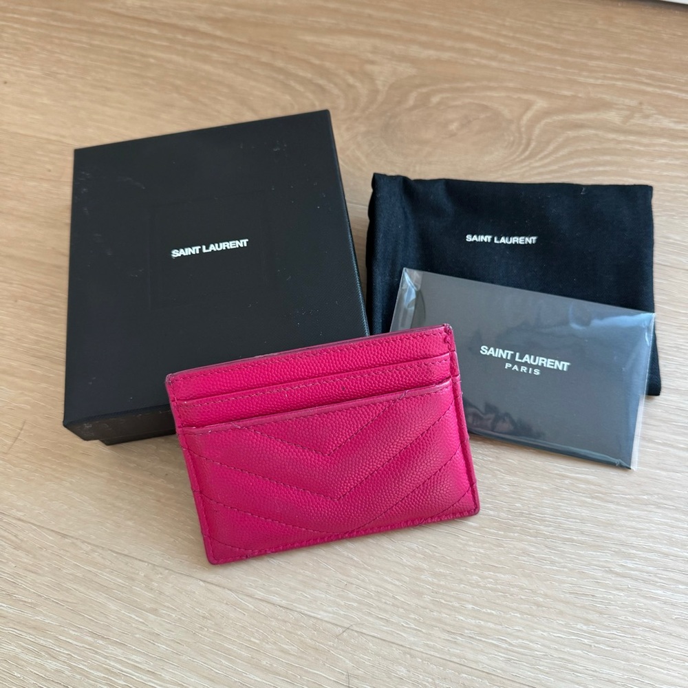 YSL Saint Laurent Credit Card Holder - Picture 2 of 6